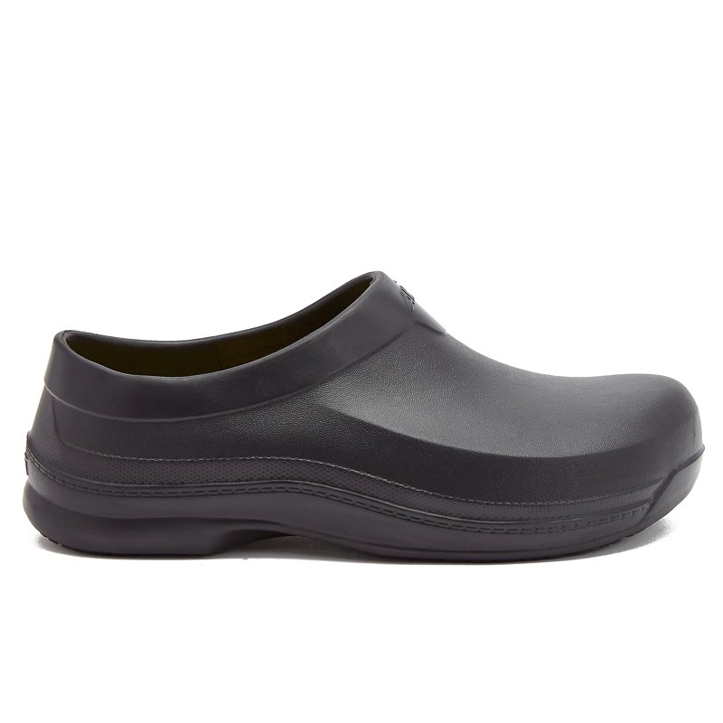 Avia Flame Slip Resistant Clogs for Women Slip on Work Shoes Black