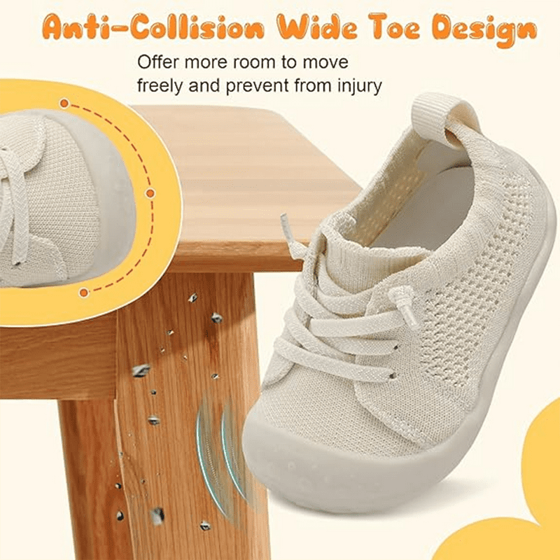 Barerun Baby Boys Girls Knit Shoes Sneakers Slip On Walking Shoes For Infant