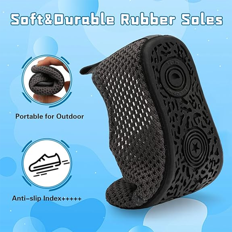 Barerun Kids Water Shoes Boys Girls Swim Beach Shoes Quick Dry Aqua Shoes Toddler Aqua Shoes Little/Big Kids