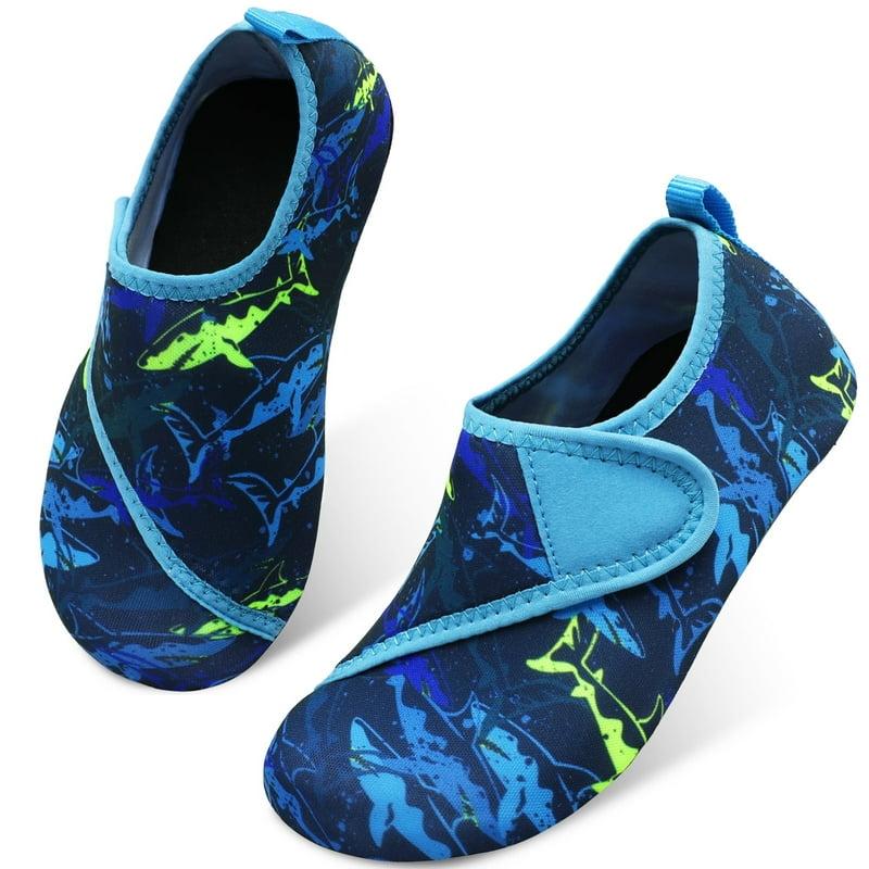 Barerun Kids Water Shoes Girls Boys Outdoor Quick Dry Barefoot Aqua Socks For Sport Beach Swim Surf Navy 11-11.5 Little Kid