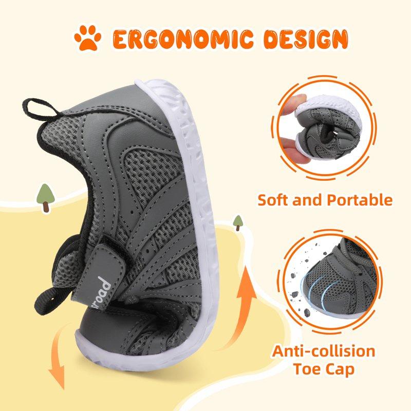 Barerun Toddler Boys Shoes Kids Breathable Sneakers Tennis Shoes Slip On Shoes