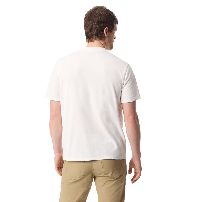 Bass & Co Men's Pique Henley With Short Sleeves Sizes S-3XL