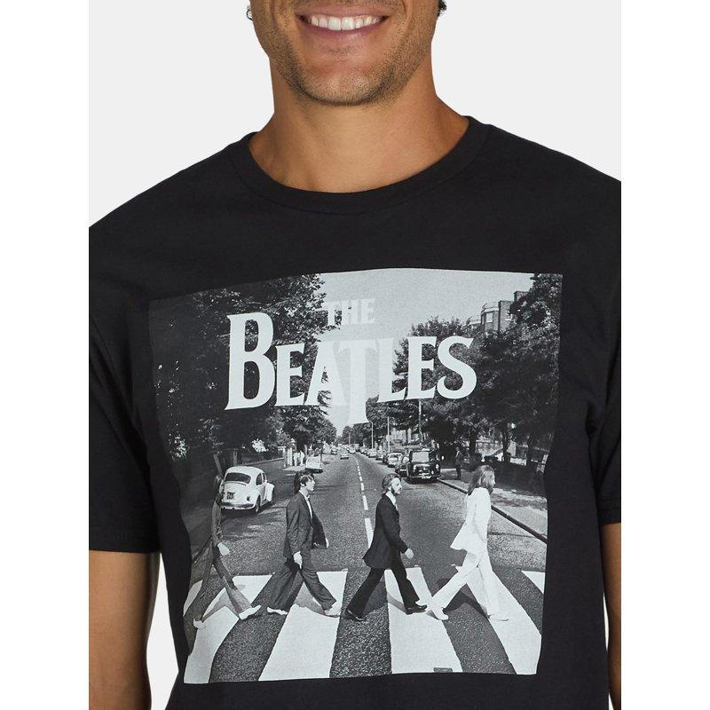 Beatles Abbey Road Men's & Big Men's Graphic Band Tee With Short Sleeves Sizes S-3XL