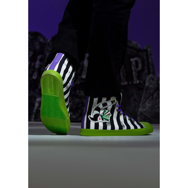 Beetlejuice Striped Unisex Sneakers