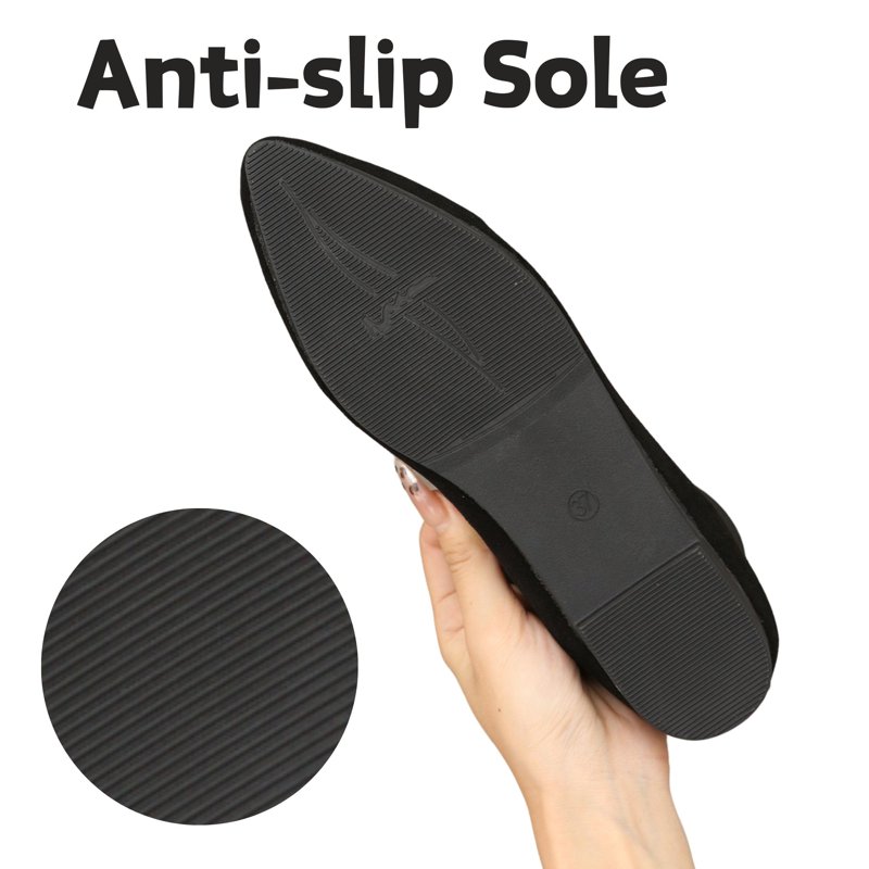 BERANMEY Casual Women's Ballet Flats Shoes Ankle Elastic Criss-Cross Ballet Dress Shoes For Women Pointed Toe Ballet Flat Shoes