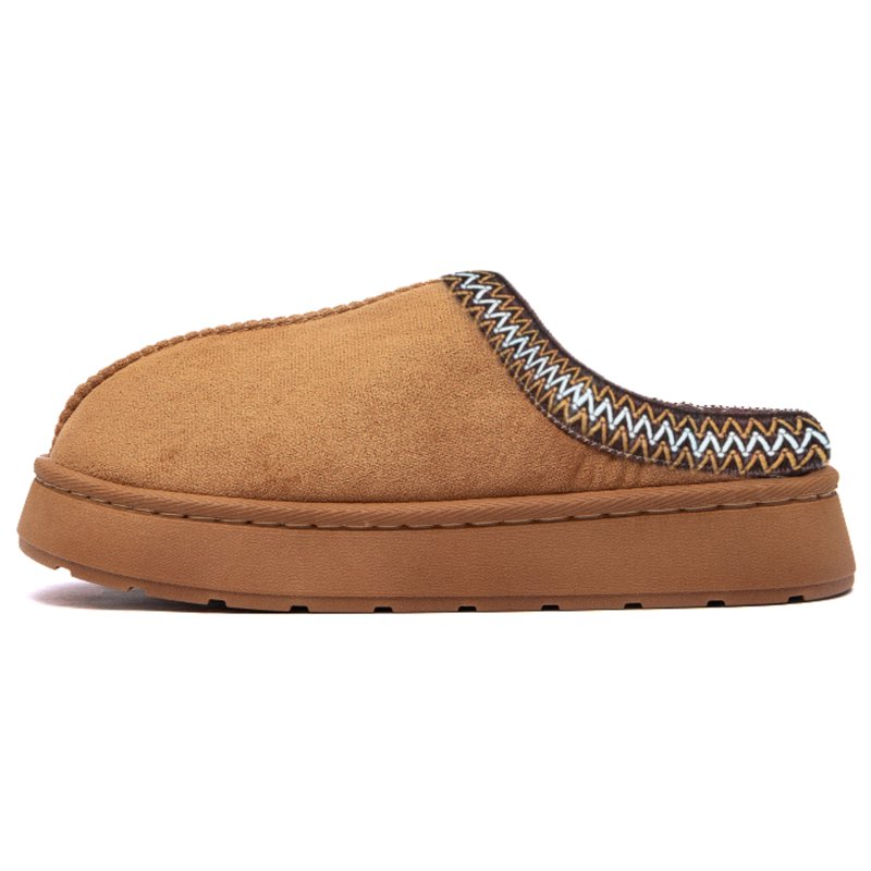 BERANMEY Cozy Platform Fuzzy Slippers For Women And Men Short Ankle Slippers With Anti-Slip Sole Lined With Warm Furry Perfect For Indoor & Outdoor Use