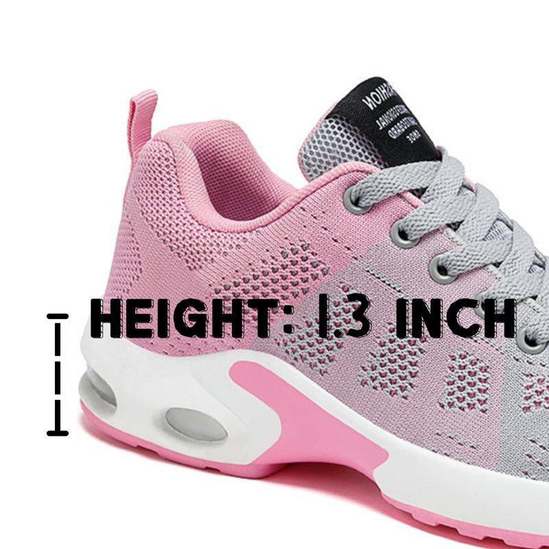 BERANMEY Women's Comfort Sneakers Lightweight Breathable Mesh Walking Shoes With Air Cushion For Casual Wear