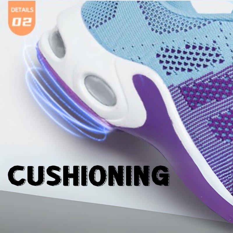 BERANMEY Women's Comfort Sneakers Lightweight Breathable Mesh Walking Shoes With Air Cushion For Casual Wear