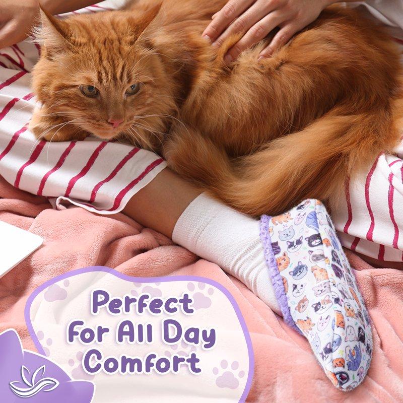 Bergman Kelly Fuzzy Soft Sole Non-Slip Indoor House Slippers For Women (Animal Collection)