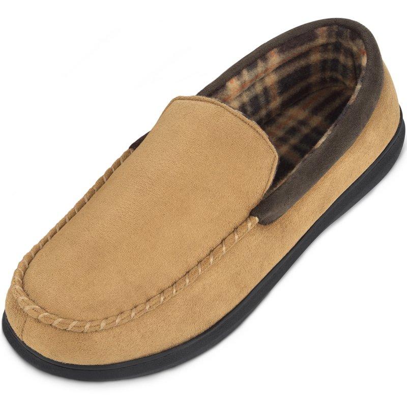 Bergman Kelly Mens Memory Foam Loafer Slippers Comfortable House Shoes (Prof Collection)