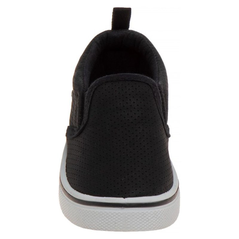 Beverly Hills Polo Club Toddler Boys Slip-On Canvas Sneakers - Black Size: 6