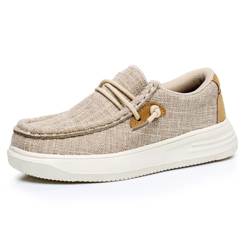 Blikcon Boys Girls Slip-On Casual Boat Shoes Light-Weight Lace Up Loafers(Toddler/Little Kid/Big Kid)