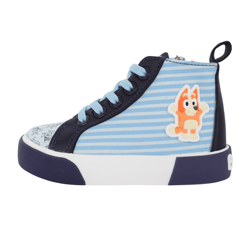 Bluey Toddler Kids Zip-Up High Top Sneaker
