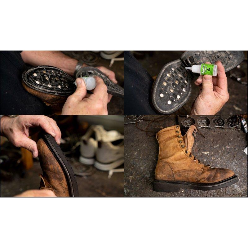 Boot-Fix Glue Professional Grade - Easy To Use Glue Flexible Bond Boots Fix Glue & No Clamping Needed Adhesive 20g