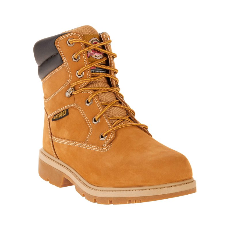 Brahma Mens Defender Waterproof 8" Soft Toe Work Boots