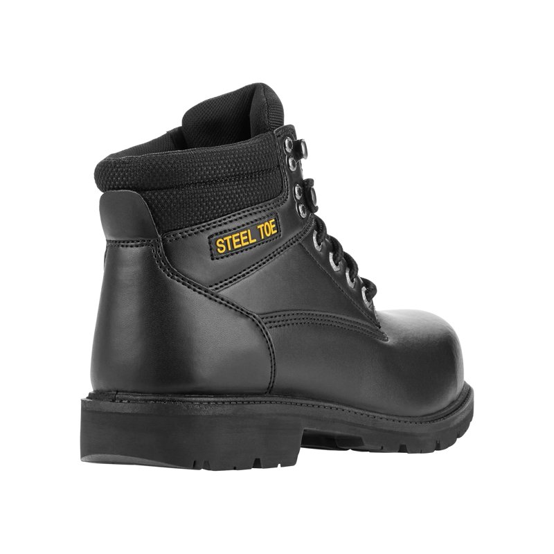 Brahma Mens Gus Wide Width 6" Steel Toe Work Boots