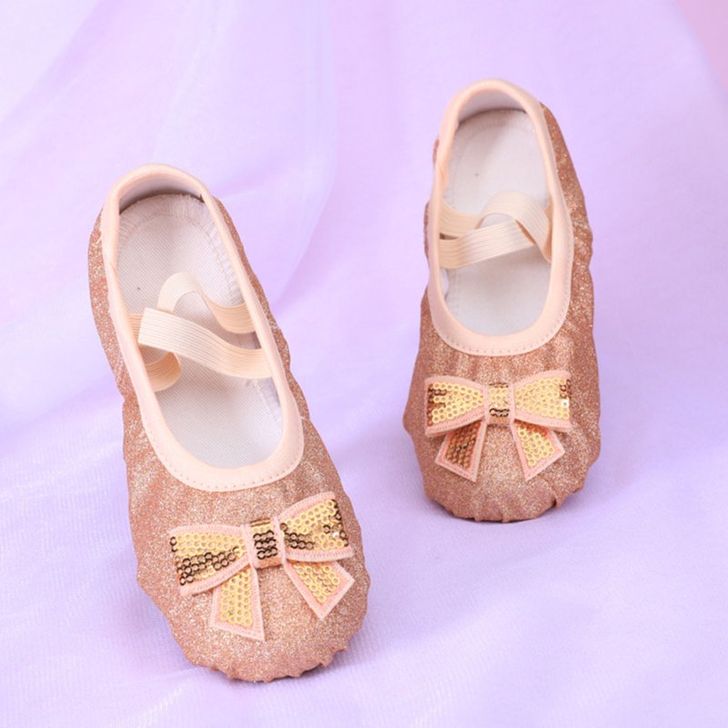 Breaise Little Girls Shoes Shoes Warm Dance Ballet Performance Indoor Shoes Yoga Dance Shoes