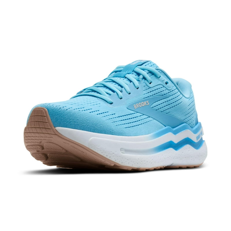 Brooks Women’s Ghost Max 2 Neutral Running & Walking Shoe - Baltic Sea/Bonnie Blue/Peach - 10 Medium