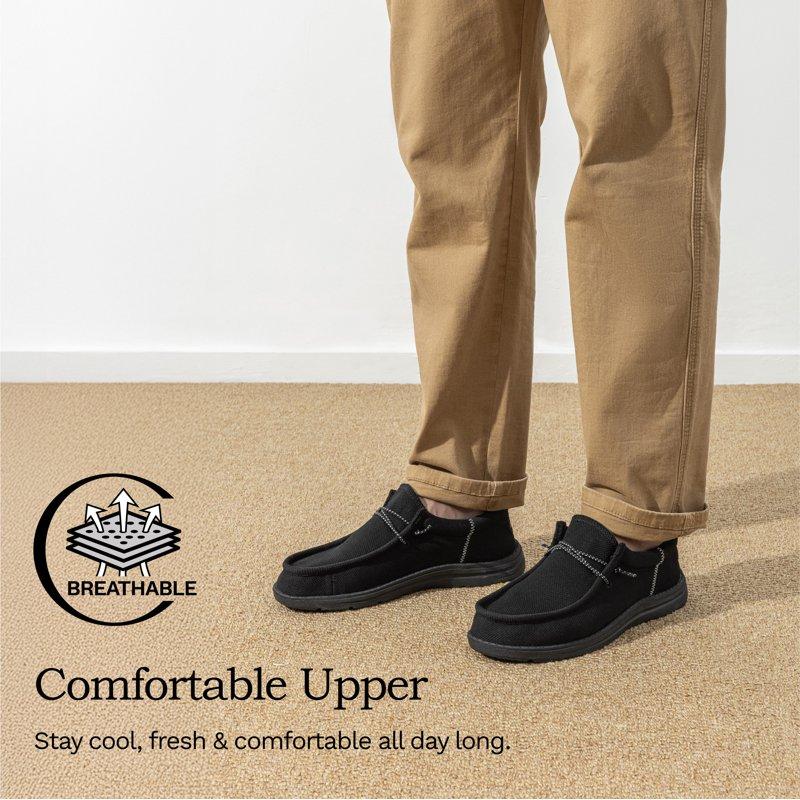 Bruno Marc Men's Arch Support Casual Slip-on Shoes Loafers For Men Non Slip Comfortable Shoes