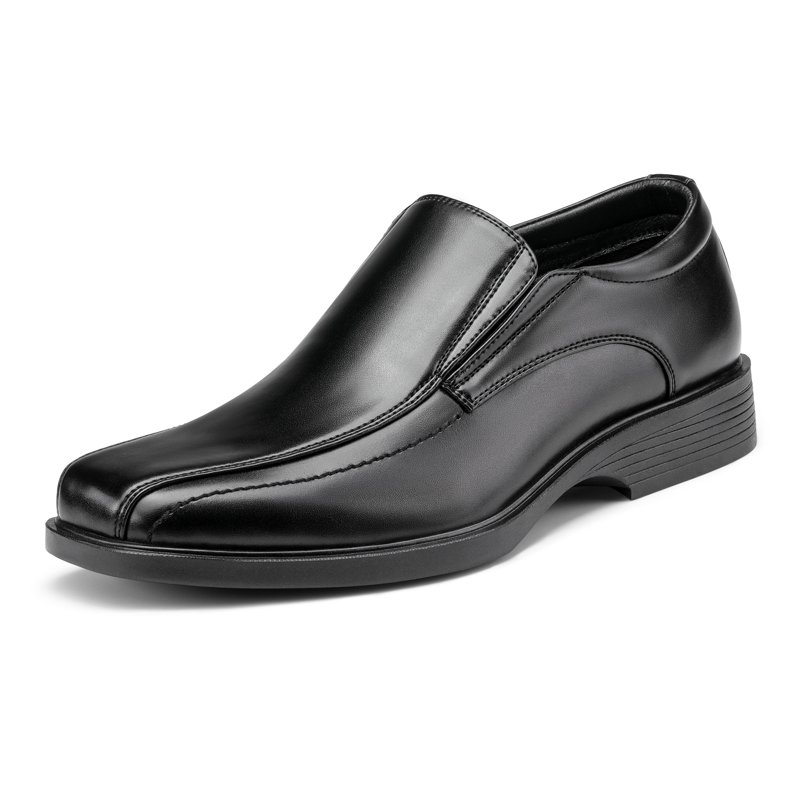 Bruno Marc Men's Leather Lined Dress Loafers Shoes Wide Width