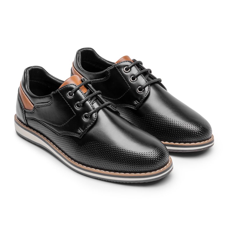 BURUDANI Boy's Casual Dress Oxford Comfort Uniform Formal Shoes
