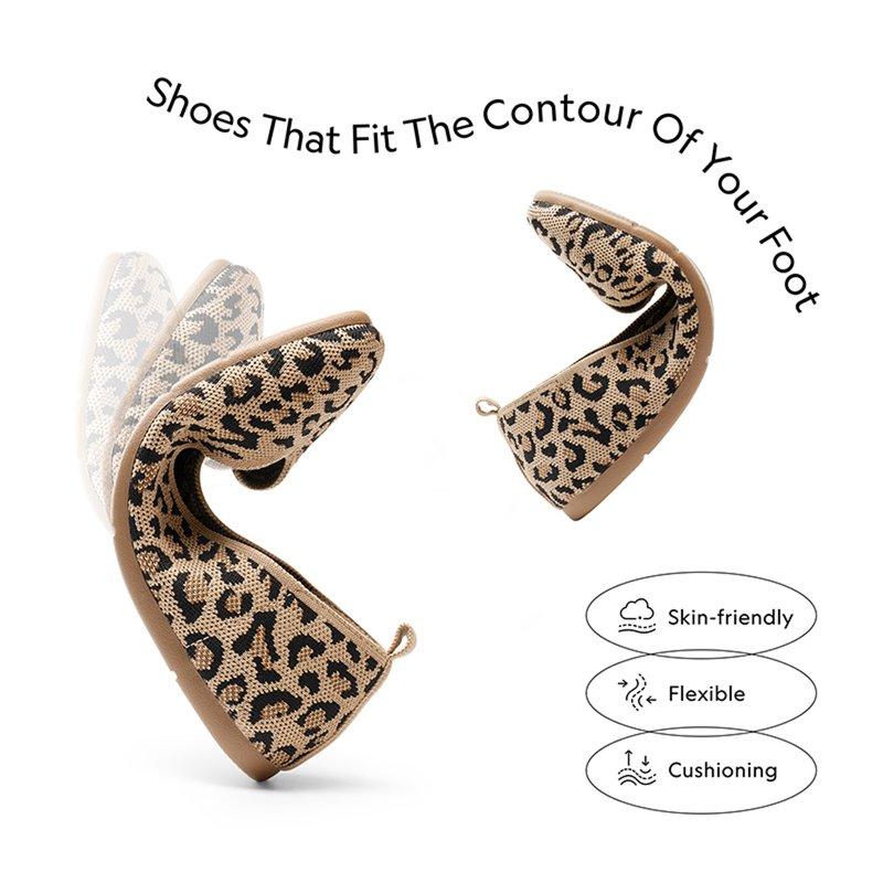 BURUDANI Women’s Knit Ballet Flats