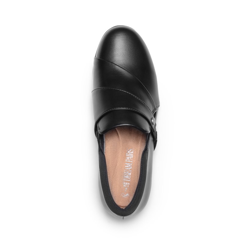 BURUDANI Womens Comfortable Loafers Slip-on Dressy Business Casual Work Office Loafer With Arch Support