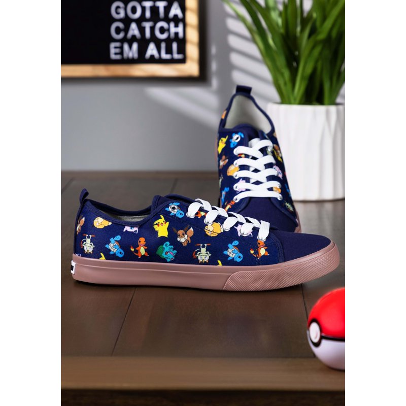 Catch 'Em All In Style With Officially Licensed Pokémon Low Top Adult Shoes