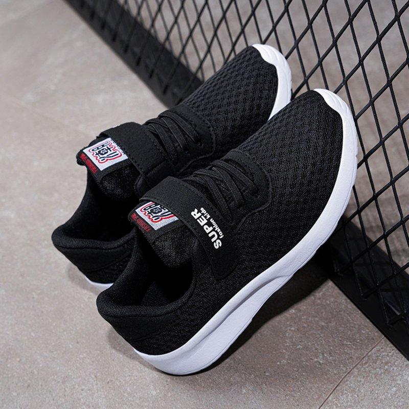 Cnuiaeg Kids' Running Shoes Lightweight & Breathable Athletic Sneakers For Girls & Boys Color Black Size 13