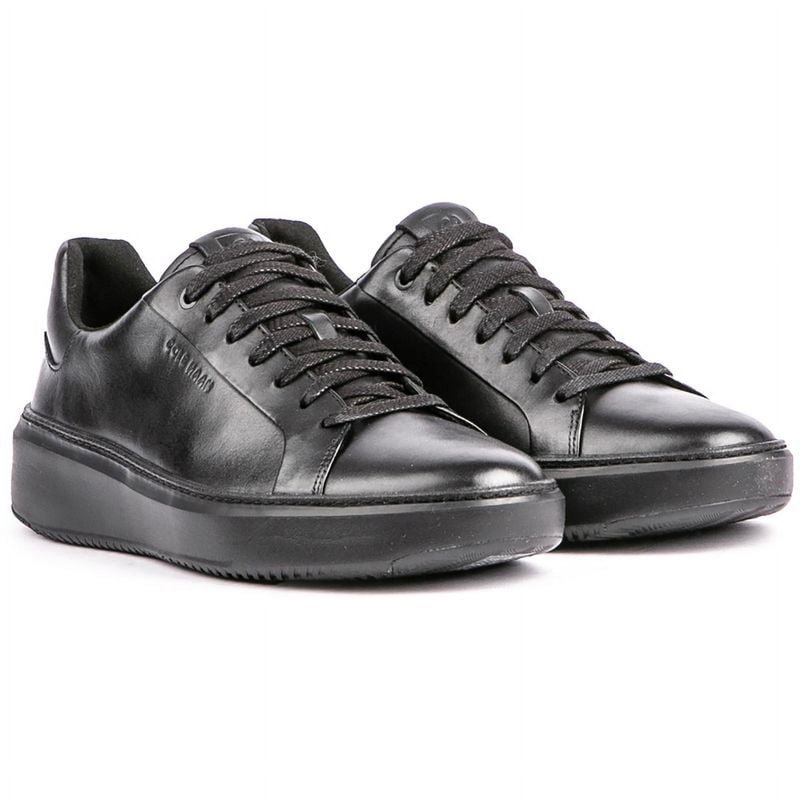 COLE HAAN MENS GRANDPRØ TOPSPIN Sneakers Black / Black (Medium)