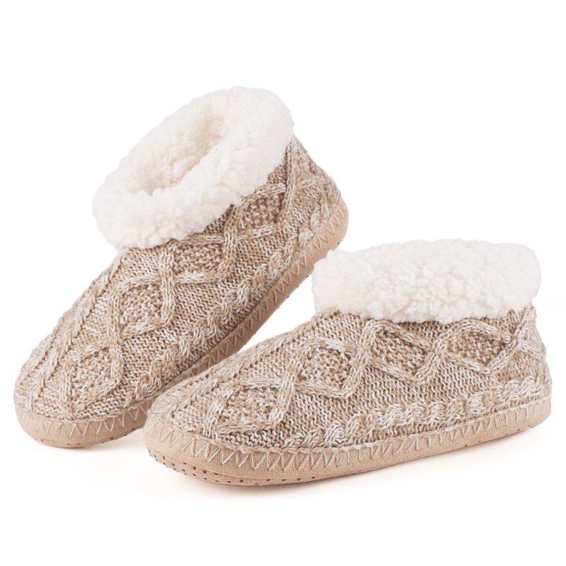 cosyone1997 Fuzzy House Slippers for Women Indoor Warm Fluffy Slip-on Shoes Non Slip Winter Warm Bedroom Moccasin Loafers Cozy Gifts Unique