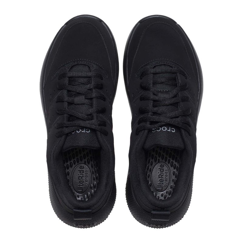 Crocs At Work Women's On The Clock Slip Resistant Work Sneaker - Wide Available