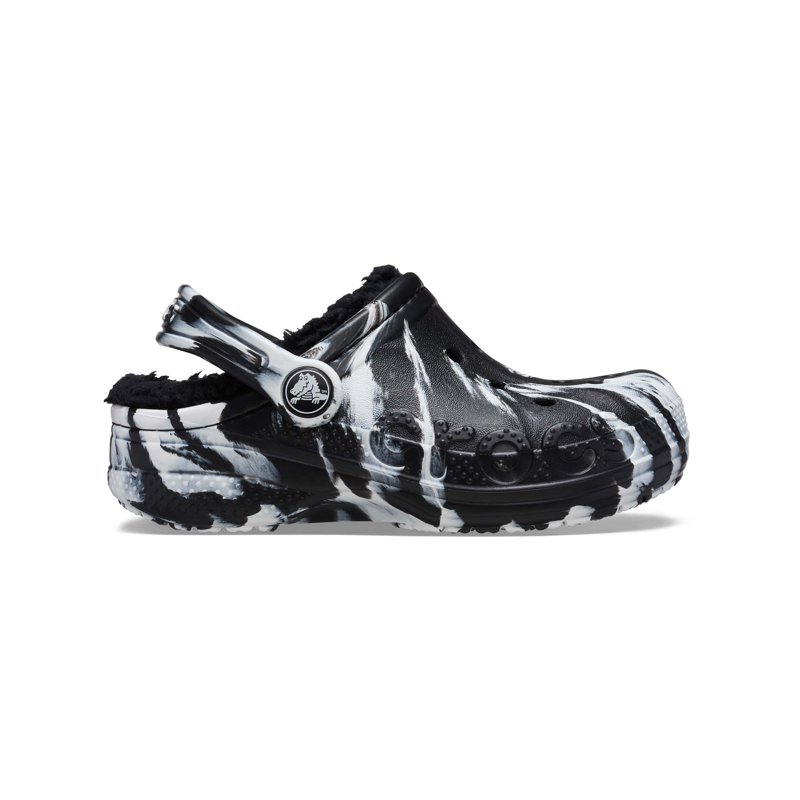 Crocs Baya Lined Marbled Clog K Blk/Mlti