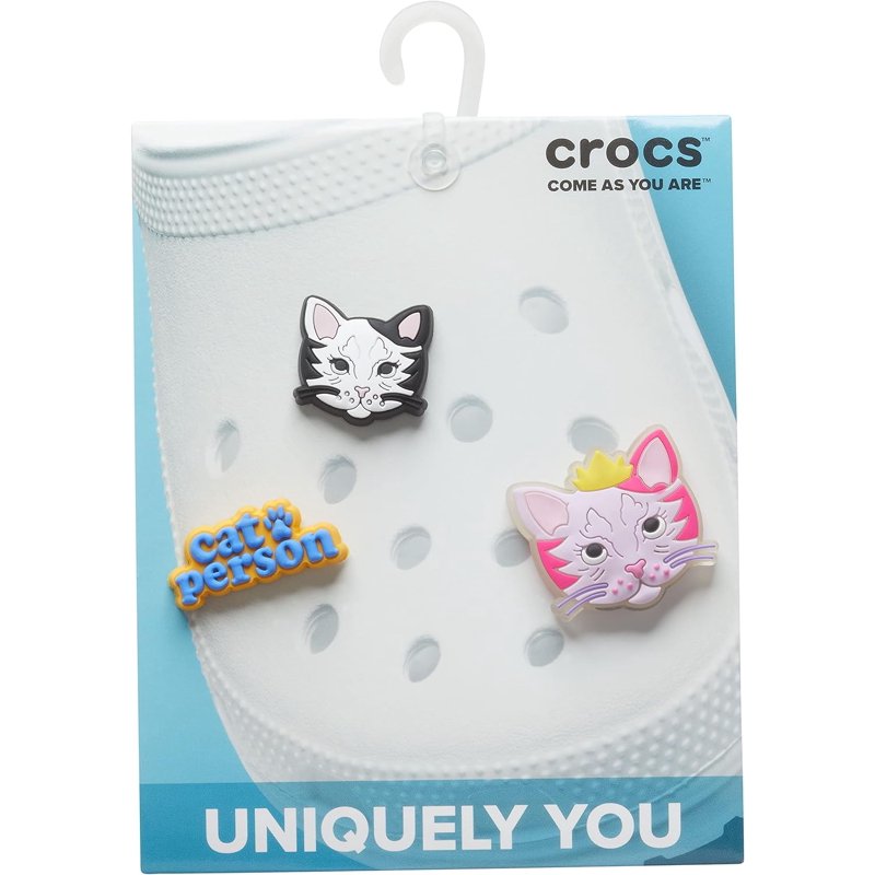 Crocs Jibbitz Cat Person Shoe Charms 3 Pack