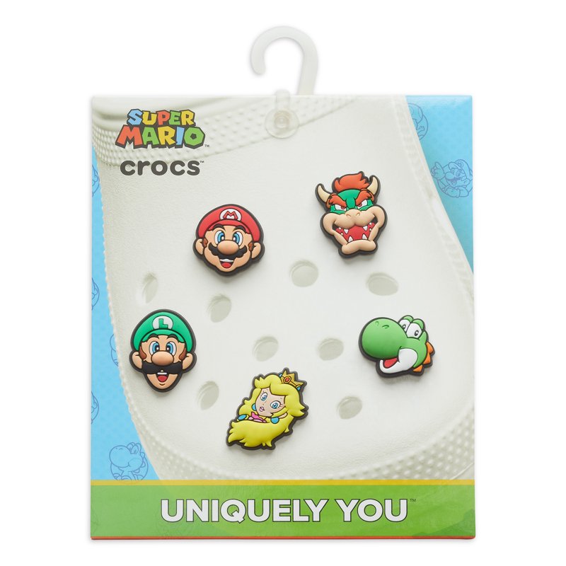 Crocs Jibbitz Super Mario Shoe Charms 5 Pack