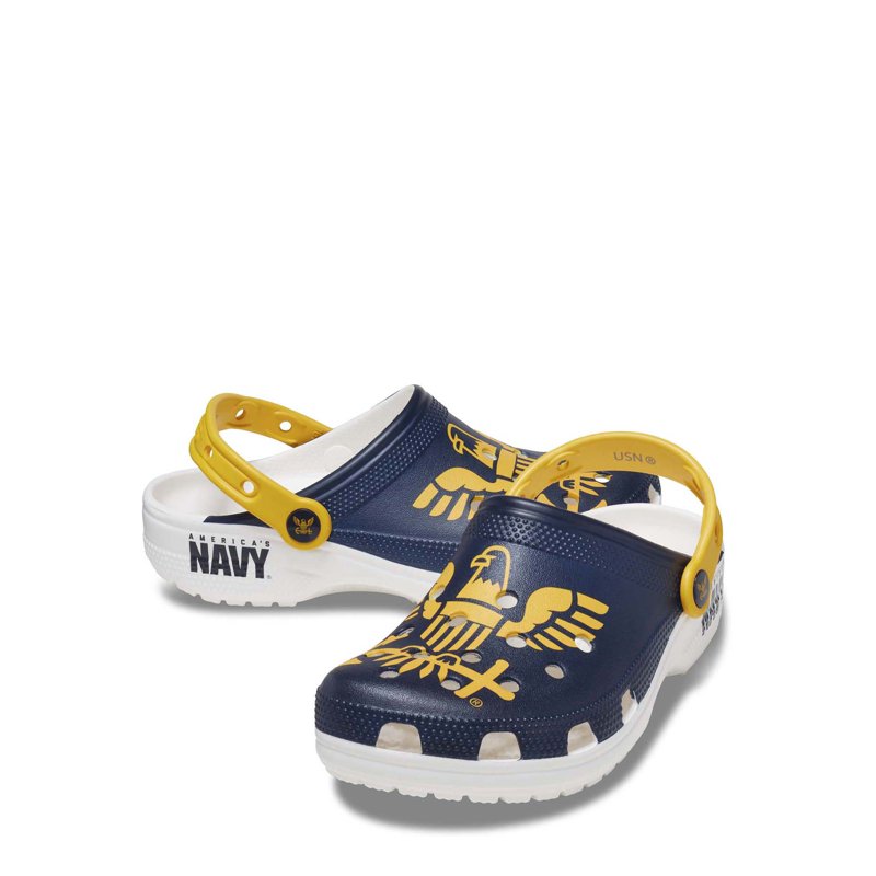 Crocs Men’s And Women’s Unisex Classic US Navy Clogs