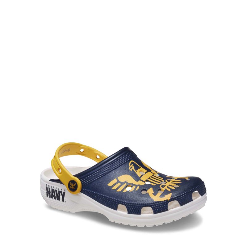 Crocs Men’s and Women’s Unisex Classic US Navy Clogs