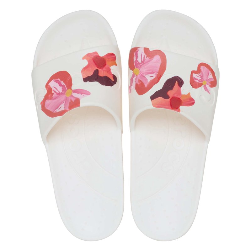Crocs Painted Floral Slide Chk