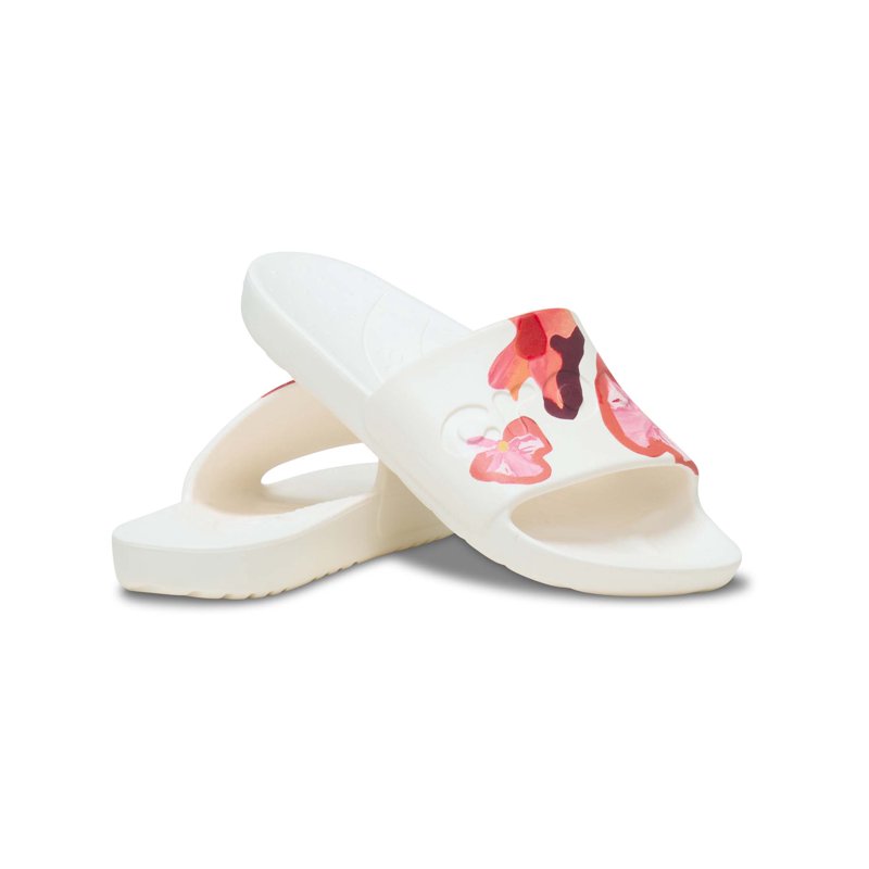 Crocs Painted Floral Slide Chk