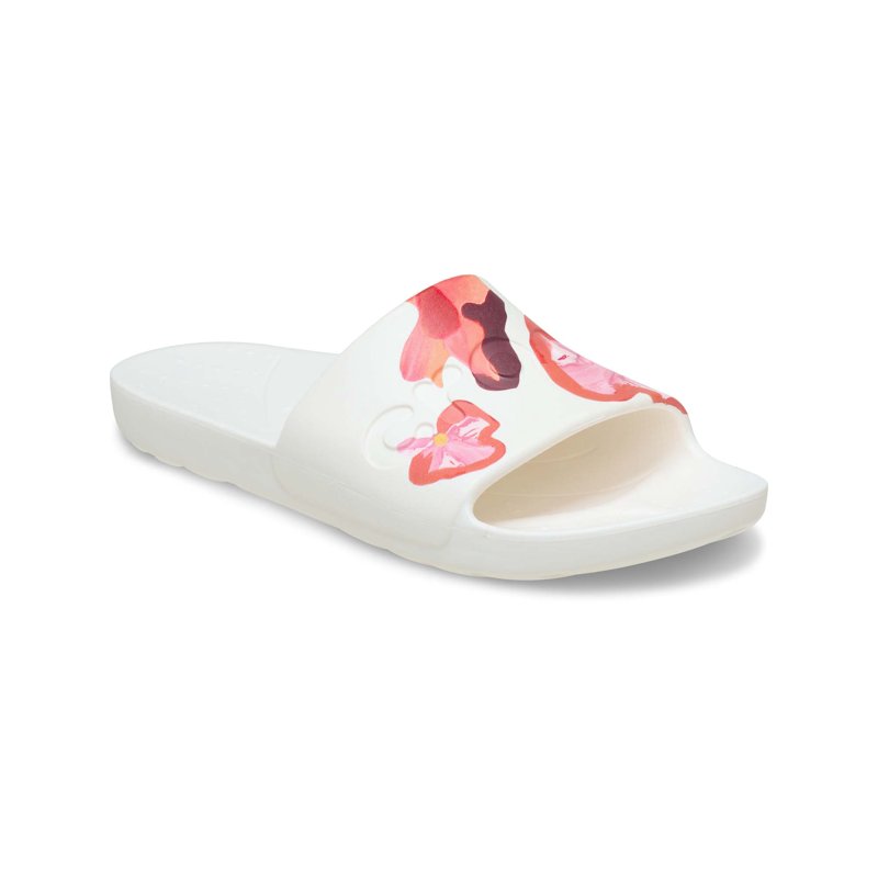 Crocs Painted Floral Slide Chk