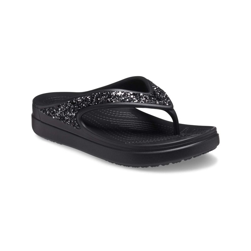 Crocs Women's Sloane Glitter Flip Sandal