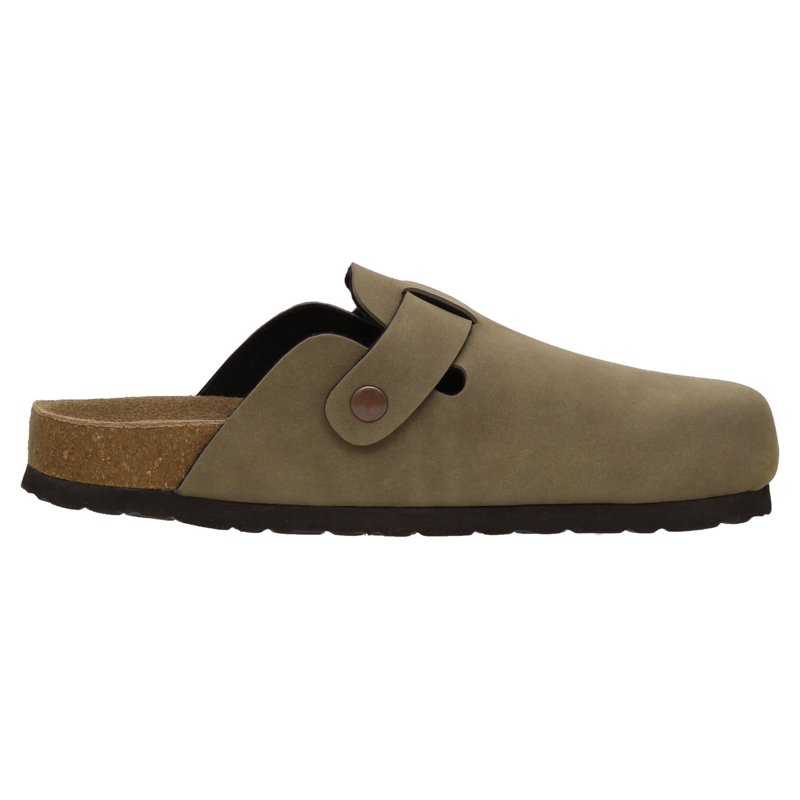 Cushionaire Hana Slip-On Buckle Clog With Cork Footbed +Memory Foam