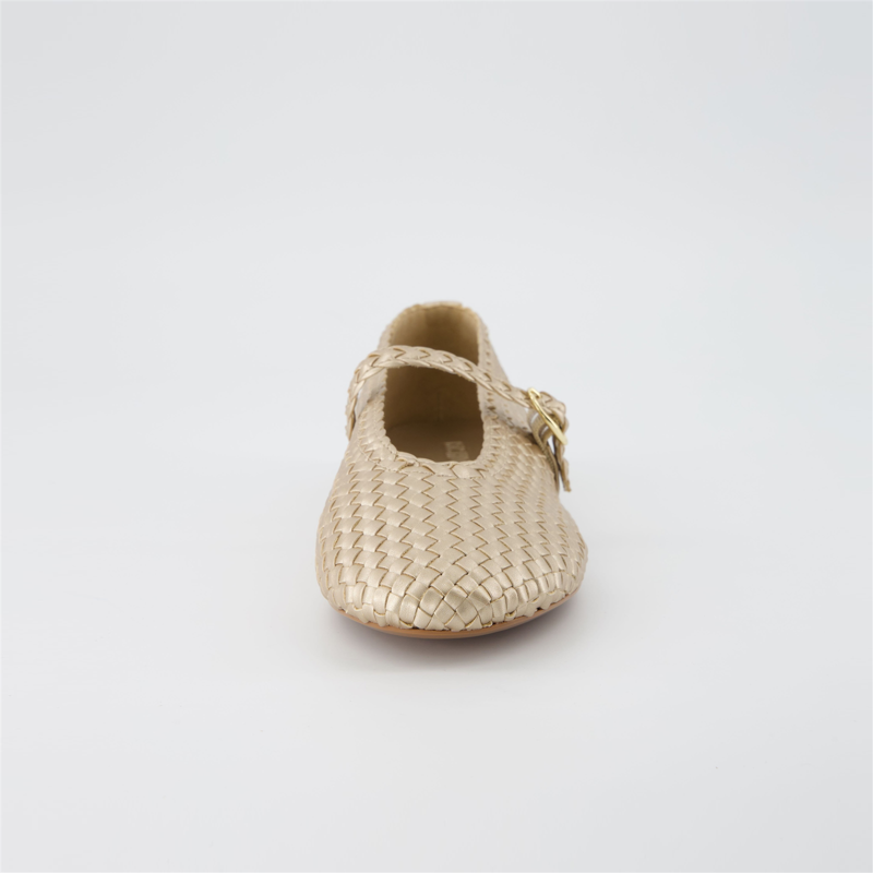 Cushionaire Women's Bistro Woven Mary Jane Flat +Memory Foam Wide Widths Available