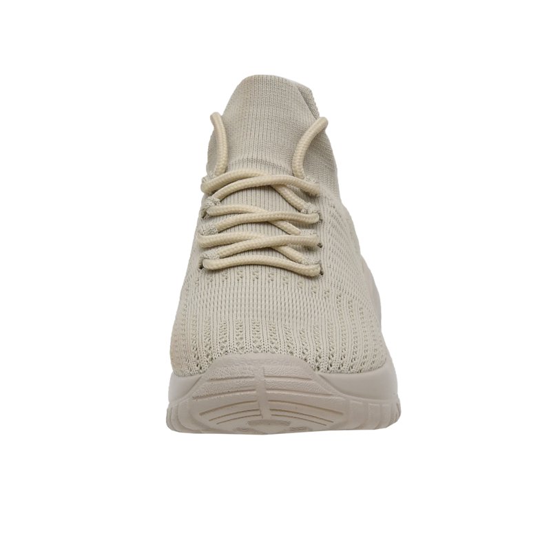 Cushionaire Women's Blaze Stretch Knit Slip On Lace Sneaker +Memory Foam & LiteSole Technology