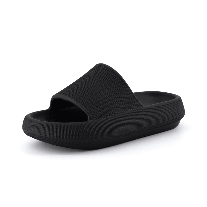 Cushionaire Women's Feather Recovery Slide Sandal with +Comfort