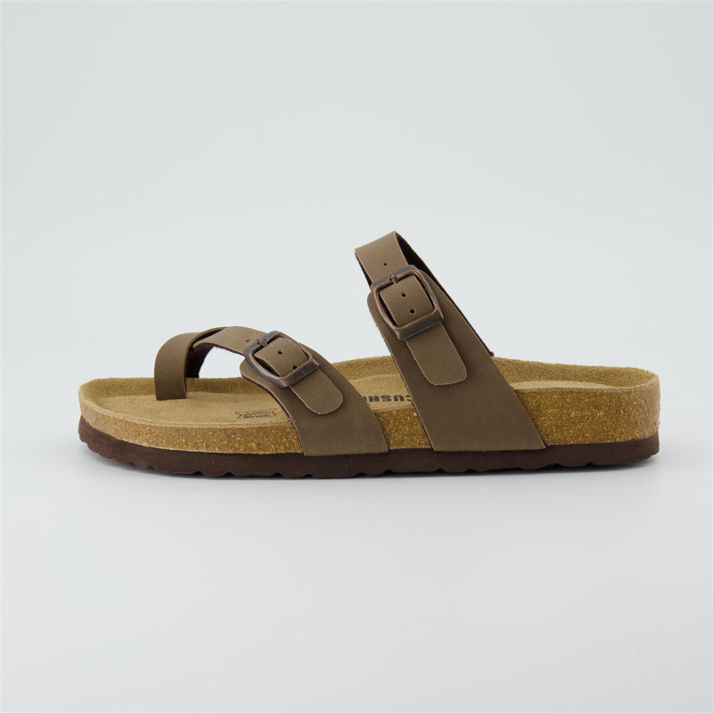 Cushionaire Women's Luna Cork Footbed Sandals With +Comfort Wide Widths Available