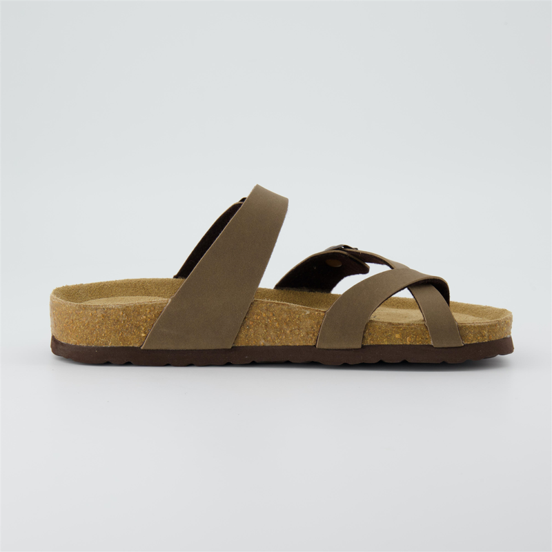 Cushionaire Women's Luna Cork Footbed Sandals With +Comfort Wide Widths Available