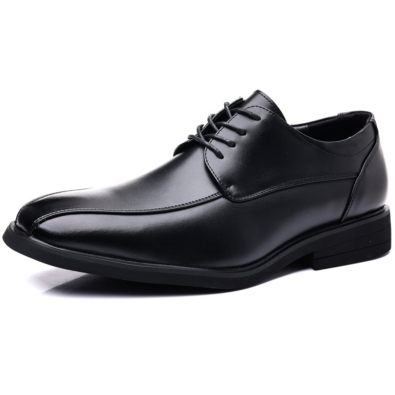DADAWEN Men's Oxford Shoes Black Dress Business Shoes Comfortable Formal Event Shoes 8.5 US
