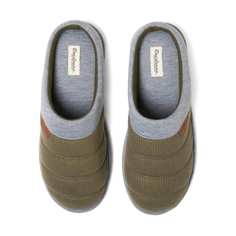 Dearfoams Cozy Comfort Men's Bound Knit Clog Slippers