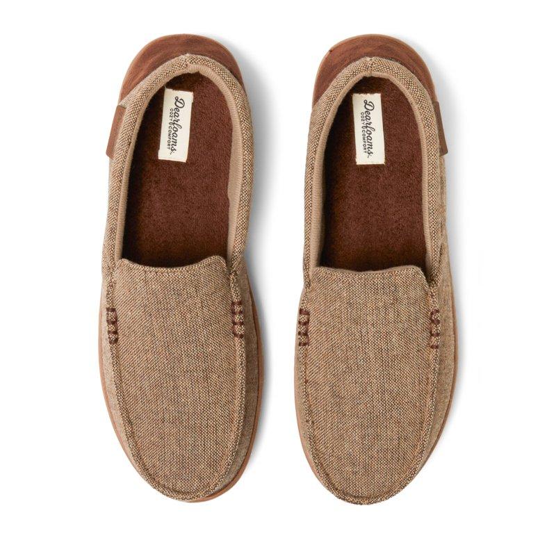 Dearfoams Cozy Comfort Men's Casual Moc Slipper